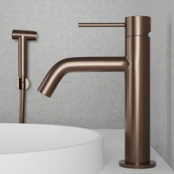 Pesuallashana Scandtap Steel Voyage Medium B Amber, bideesuihkulla, kupari