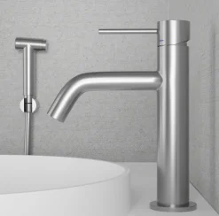 Pesuallashana Scandtap Steel Voyage Medium B, bideesuihkulla, teräs