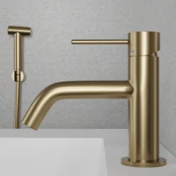 Pesuallashana Scandtap Steel Voyage B Sand, bideesuihkulla, messinki