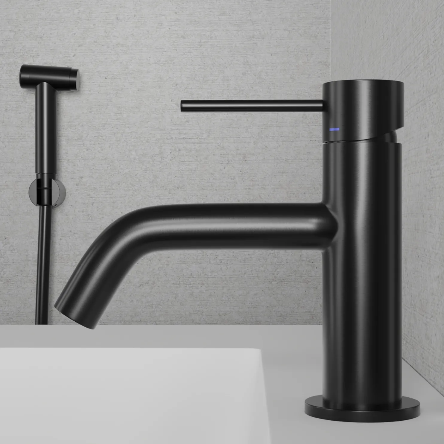 Pesuallashana Scandtap Steel Voyage B Shadow, bideesuihkulla, musta