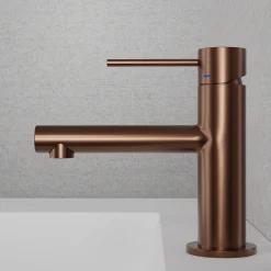 Pesuallashana Scandtap Steel Vertex Amber kupari