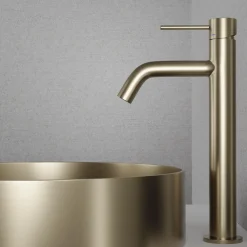 Pesuallashana Scandtap Steel Voyage, korkea malli, Champagne
