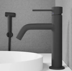Pesuallashana Scandtap Voyage Medium B Coal, bideesuihkulla, musta