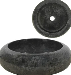 Pesuallas marmori 40x12 cm musta