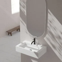Pesuallaspaketti Scandtap Solid SW 1 Shadow, sis. hanan, peilin ja pohjaventtiilin