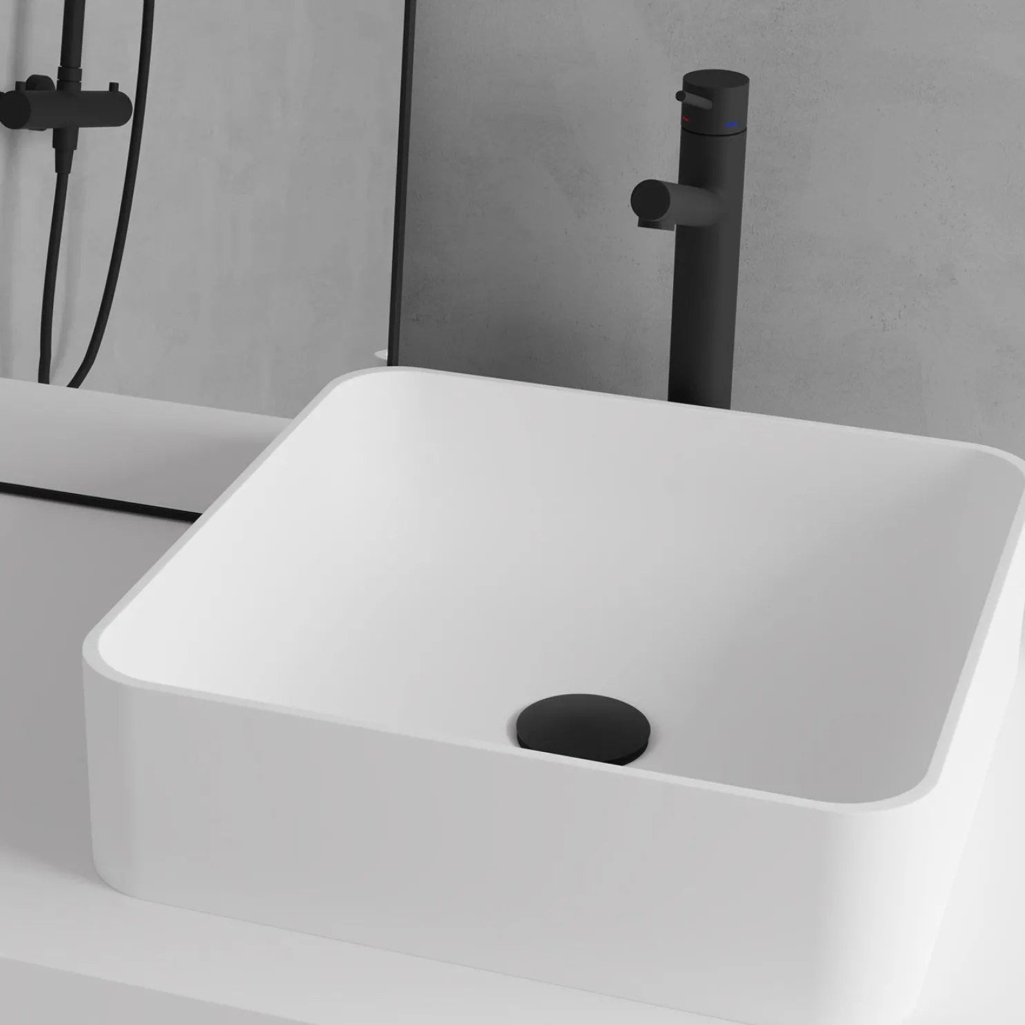 Pesuallas Scandtap Solid Surface S1