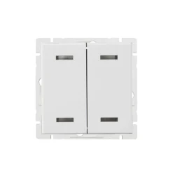 Pienjännitepainike ABB Impressivo, 4-osainen, 1A, 5-24V AC/DC, IP20, valkoinen