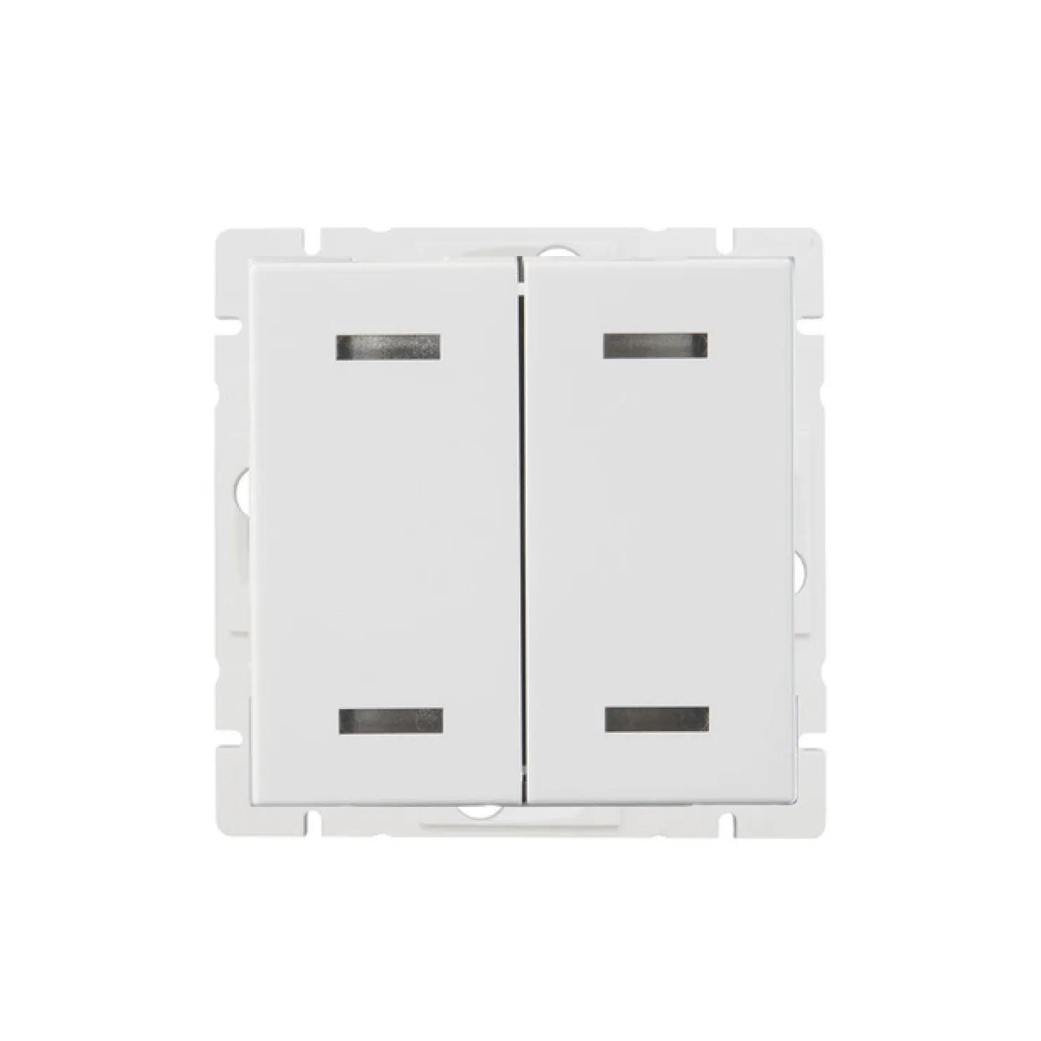 Pienjännitepainike ABB Impressivo, 4-osainen, 1A, 5-24V AC/DC, IP20, valkoinen
