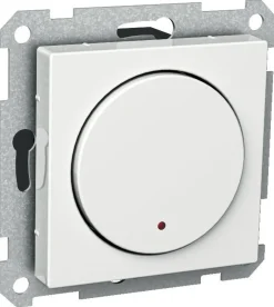 Pienjännitepainike Exxact, 1-osainen, 12-30V DC, 12-24V AC, LED, valkoinen