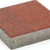 Pihakivi Rudus Kartanolaatta 80 278x278x80 mm sileä punamusta