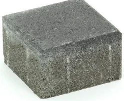 Pihakivi Rudus Kartanonoppa 80 138x138x80 mm sileä musta