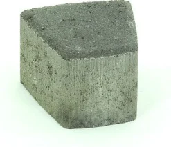 Pihakivi Rudus Klassikko iso kaarre 80 110x115x80 mm sileä musta
