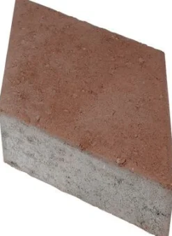 Pihakivi Rudus Rombakivi 80 334x197x80 mm sileä punainen