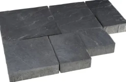 Pihakivisarja Rudus Roomalaiset isot kivet 80 mm profiloitu musta