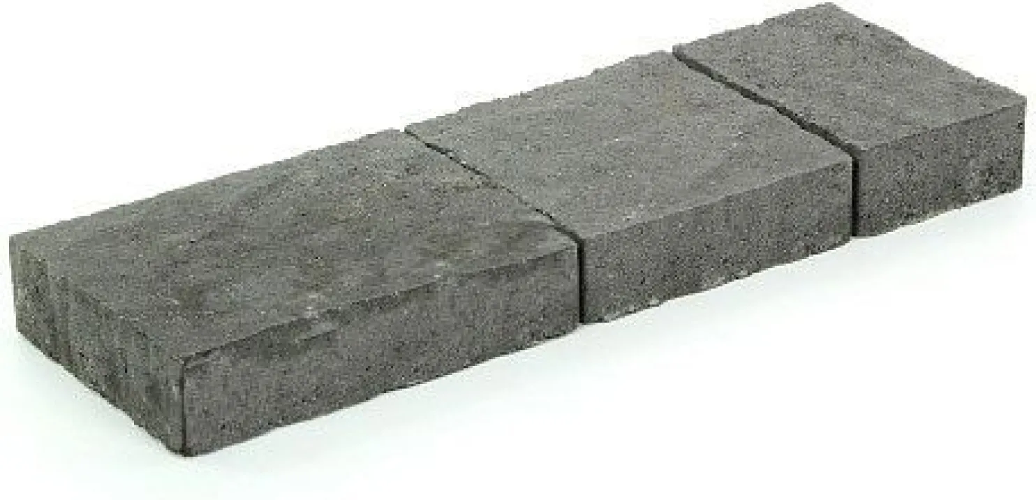 Pihakivisarja Rudus Torino-kivet 60 mm profiloitu musta