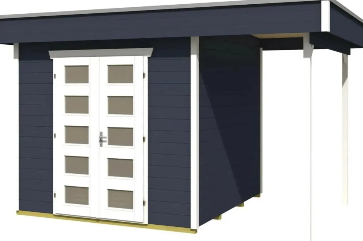 Pihavaja Skan Holz Venlo 2 6,3m², eri värejä