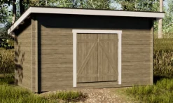 Pihavarasto/lato LP Garden P8, 8m², pulpettikatto