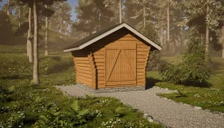Pihavarasto/lato LP Garden R-S, 6m², rakomallinen