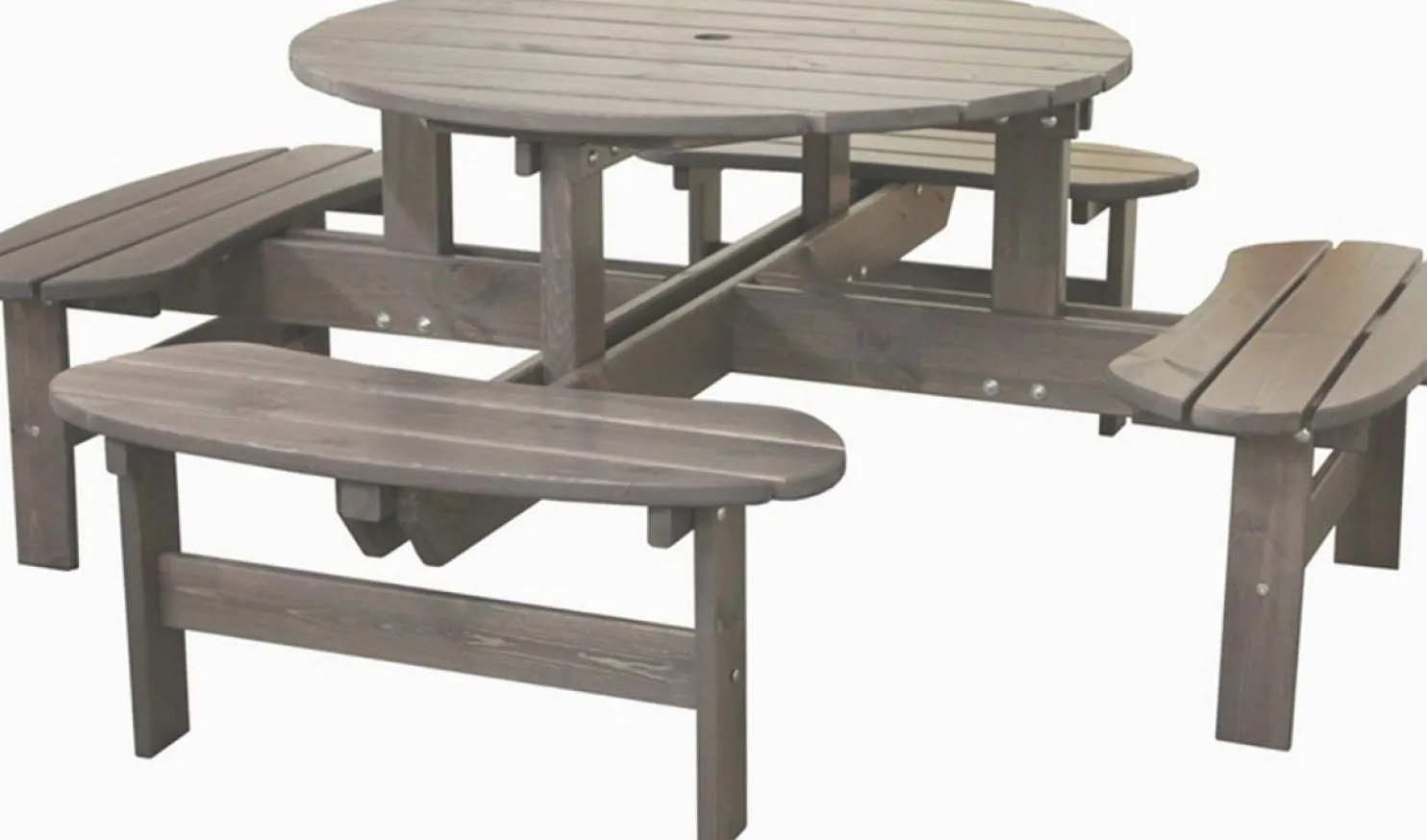 Piknik-pöytäryhmä Baltic Garden Rondo 199cm er värejä