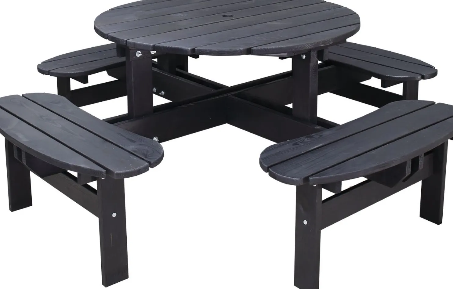 Piknik-pöytäryhmä Baltic Garden Rondo 199cm er värejä