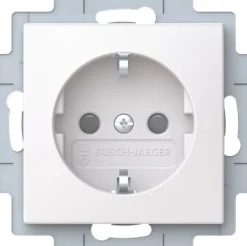 Pistorasia Abb Saga, 1-osainen, uppoasennus, 16A, IP21, UKJ, 0X, valkoinen