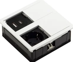 Pistorasia Limente DESK-2 USB, eri värejä