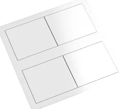 Pistorasia Limente Desk-2 240 V IP44 40x117x117 mm valkoinen