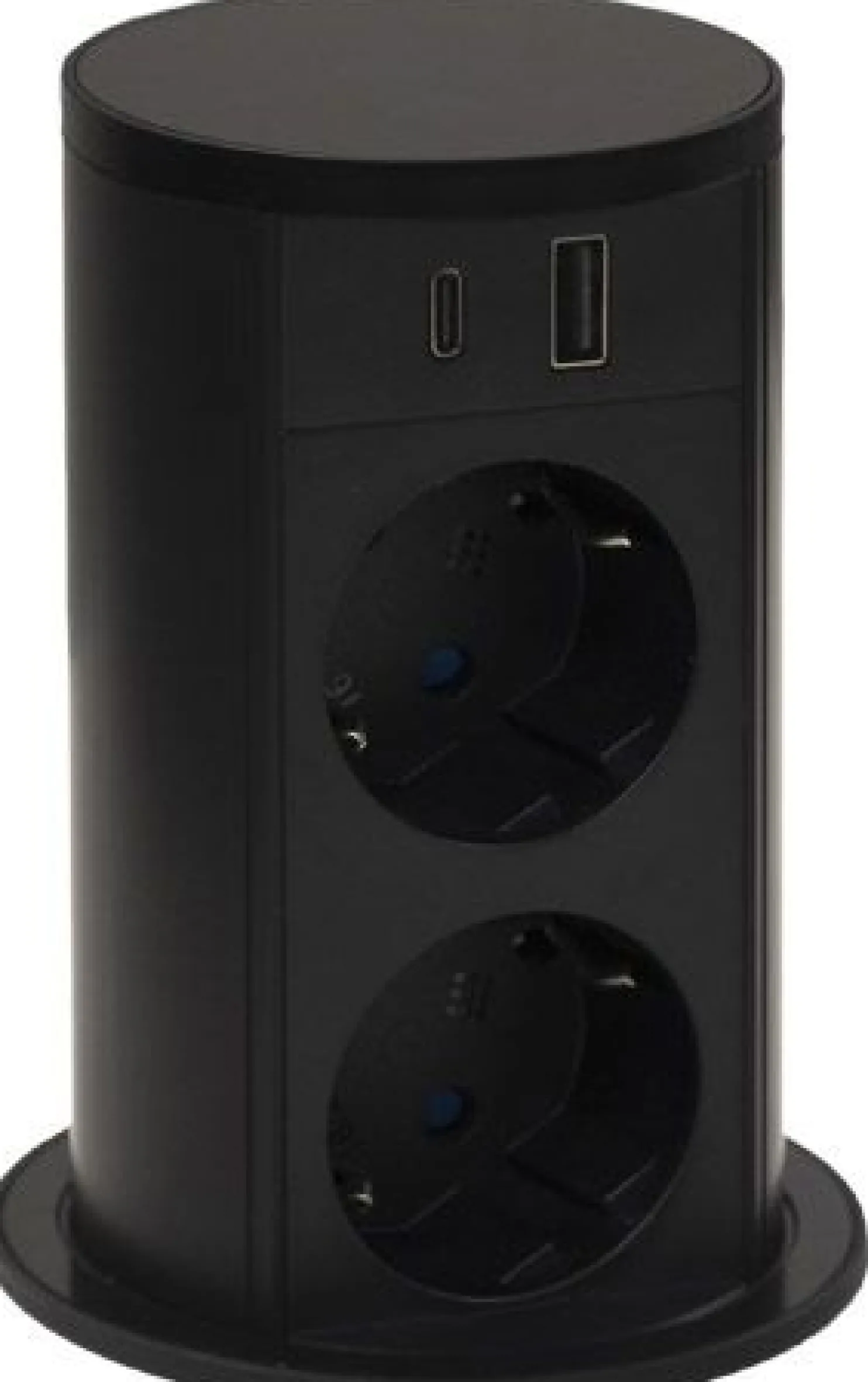 Pistorasia Limente Lift pyöreä USB, tasoon upotettava, IP54