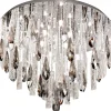 Plafondi Calaonda G9 8x33W Ø 58 cm kromi kristalli