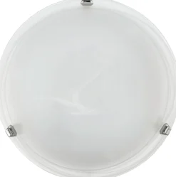 Plafondi Salome Ø 300 mm valkoinen/kromi