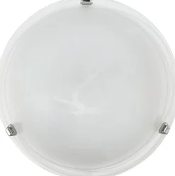 Plafondi Salome Ø 400 mm valkoinen/kromi