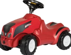 Polkutraktori Rolly Minitrac Valtra, punainen
