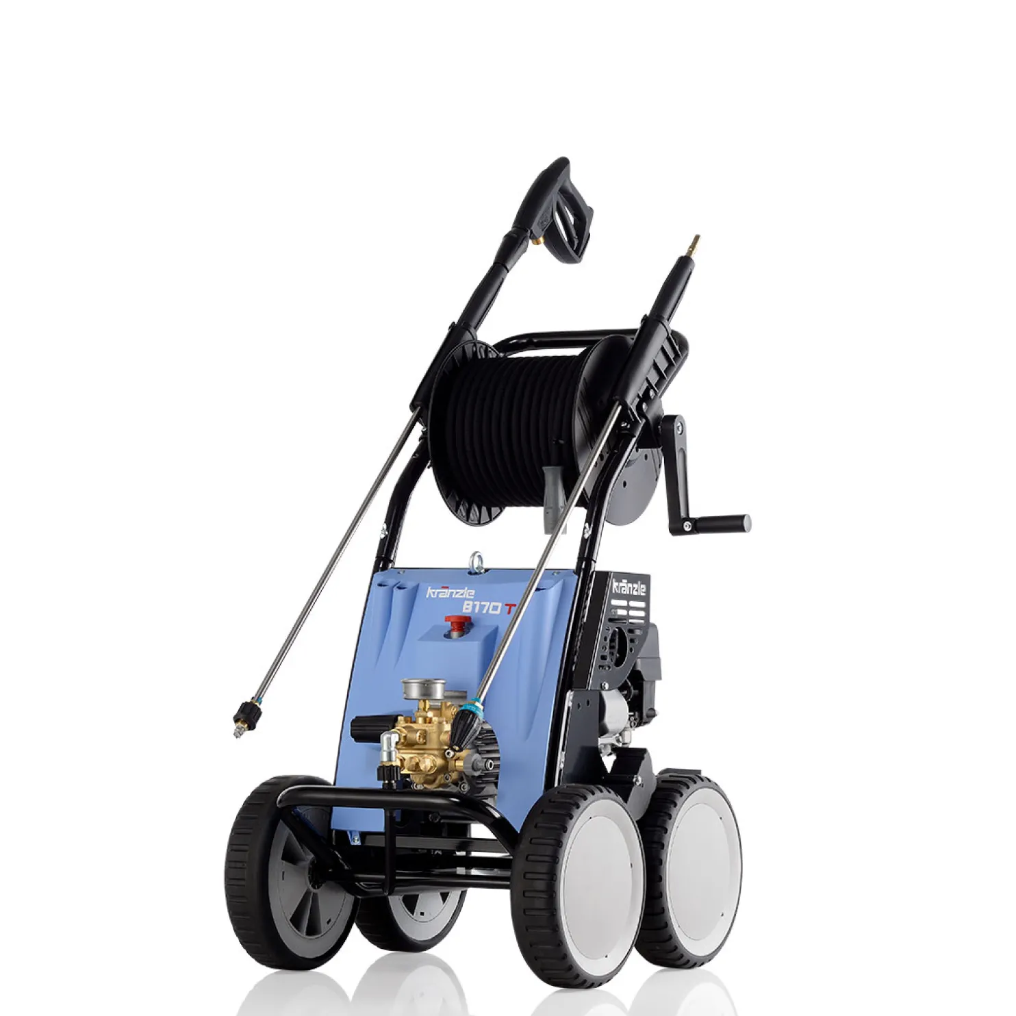 Polttomoottoripainepesuri Kränzle B 170 T 150 bar 750 l/h itseimevä + letkukela