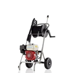 Polttomoottoripainepesuri Kränzle Profi-Jet B 10/200 200 bar 600 l/h itseimevä + letkukela
