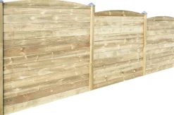 Ponttilauta-aitasetti Hortus 170cm kolme paneelia kaareva yläosa