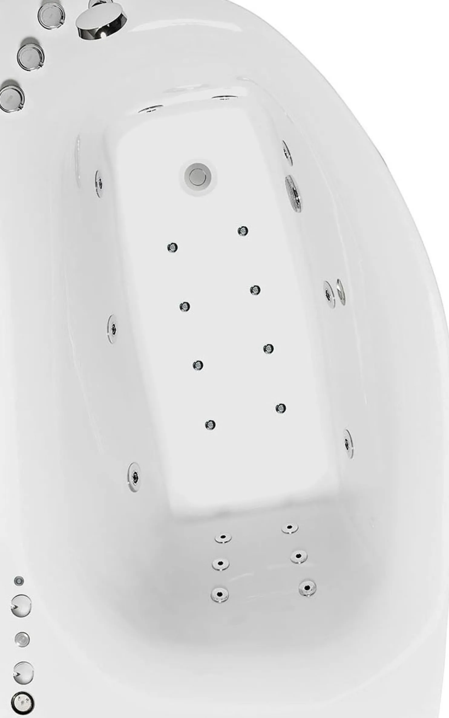 Poreamme Bathlife Trivsam Premium, 1600x1000mm, valkoinen, oikea