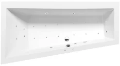Poreamme Interia Andra Active Hydro-Air, 1800x900x450mm, vasen, 277l, valkoinen