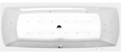 Poreamme Interia Lily Active Hydro-Air, 1700x700x390mm, 213l, valkoinen