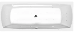 Poreamme Interia Lily Attraction Hydro-Air, 1700x700x390mm, 213l, valkoinen
