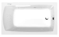 Poreamme Interia Lily Highline Hydro, 1200x700x390mm, 150l, valkoinen