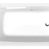 Poreamme Interia Lily Highline Hydro, 1300x700x390mm, 167l, valkoinen