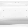Poreamme Interia Lisa Active Hydro-Air, 1500x700x470mm, 225l, valkoinen