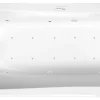 Poreamme Interia Lisa Highline Hydro-Air, 1600x700x470mm, 245l, valkoinen