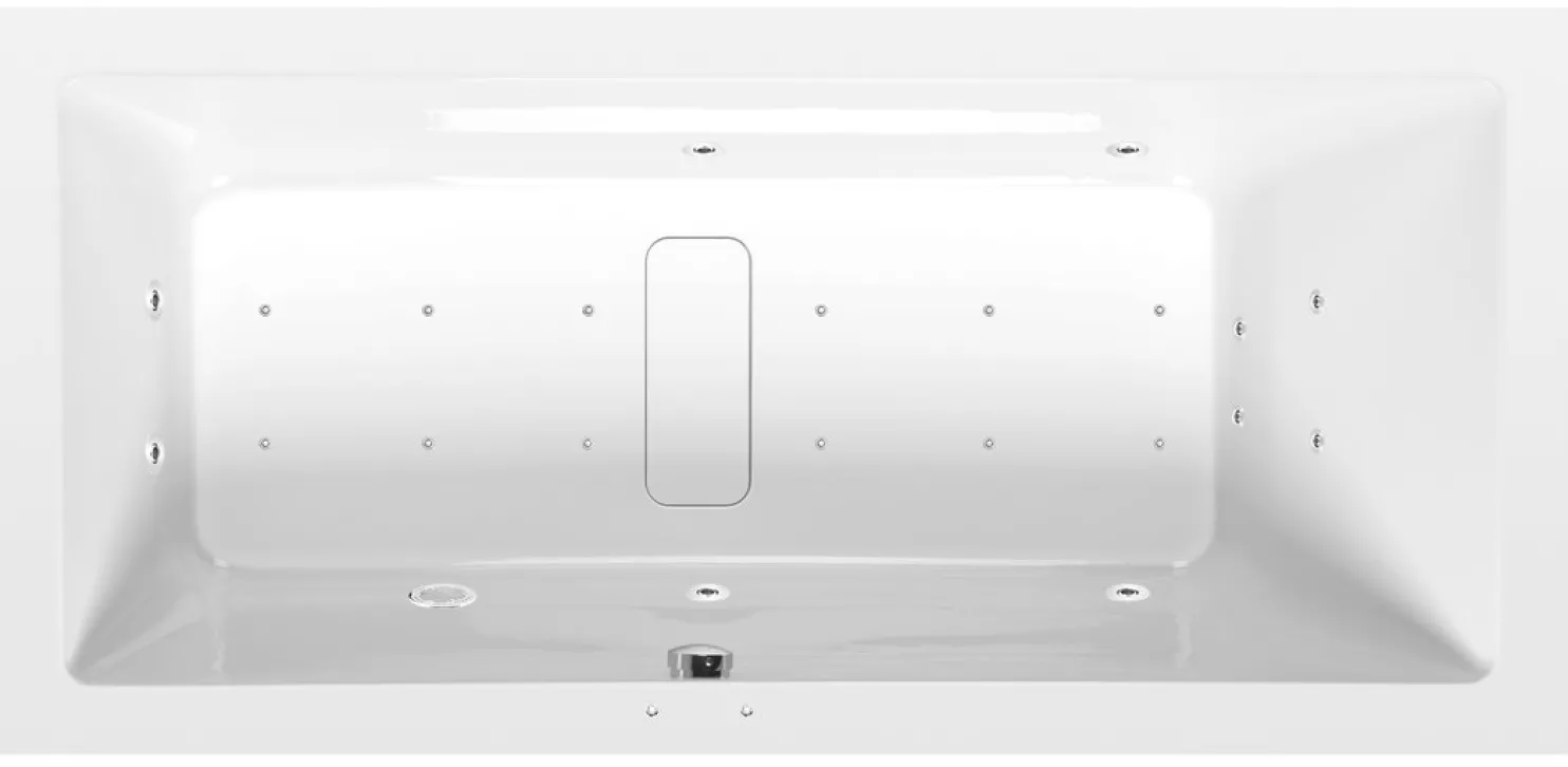 Poreamme Interia Marlene Active Hydro-Air, 1700x800x480mm, 313l, valkoinen