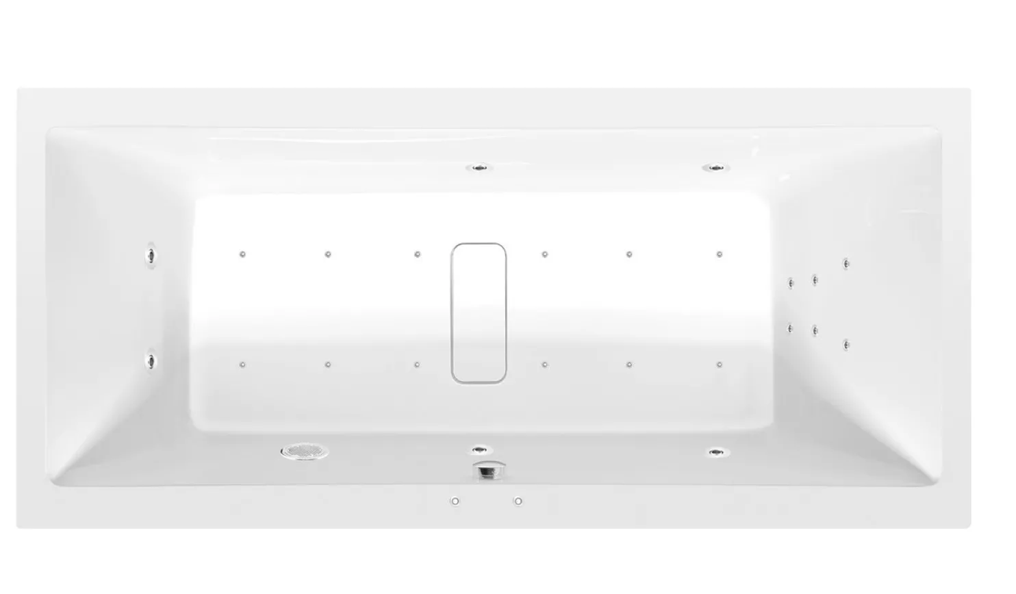 Poreamme Interia Marlene Attraction Hydro-Air, 1800x800x480mm, 315l, valkoinen