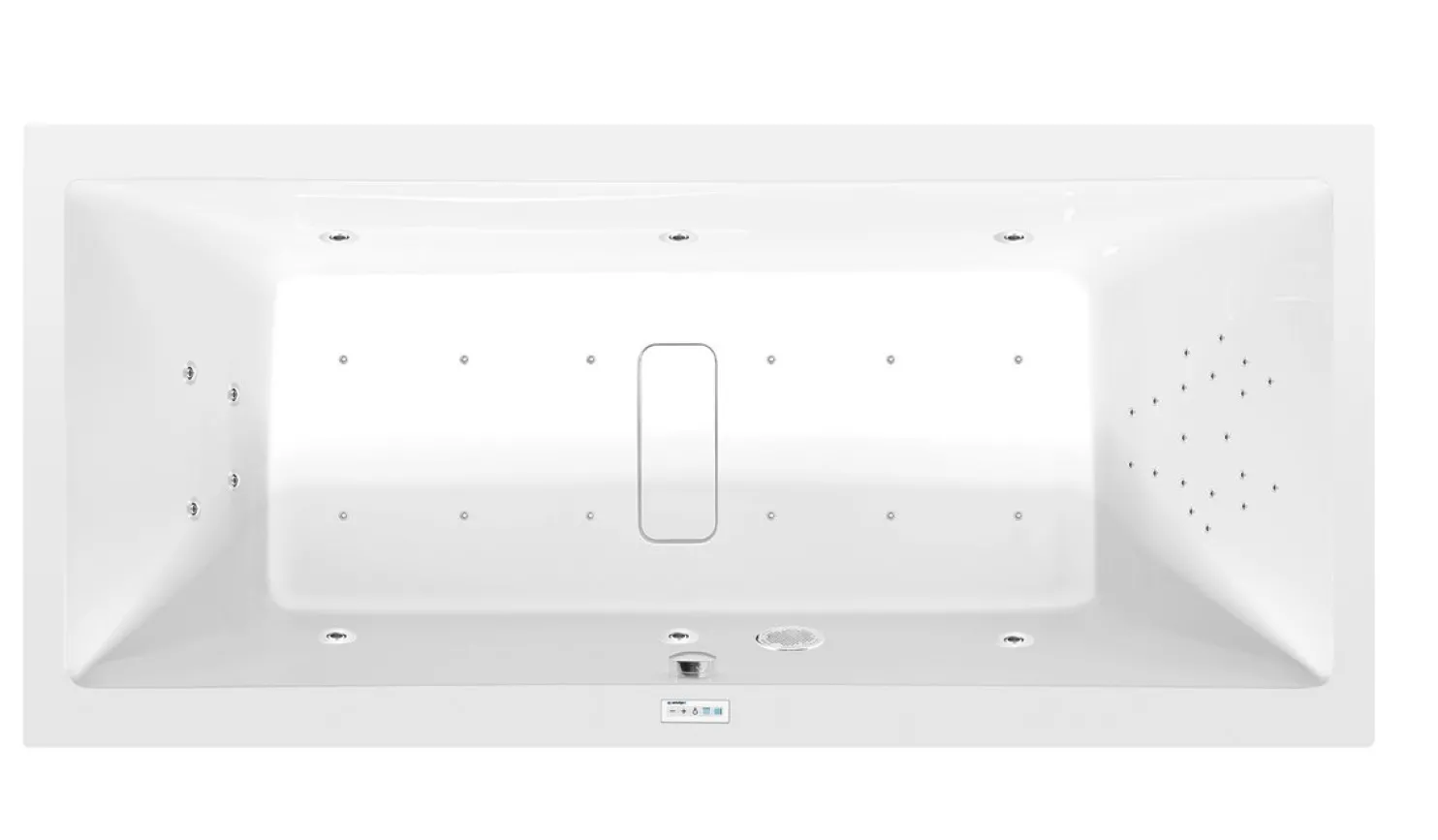 Poreamme Interia Marlene Highline Hydro-Air, 2000x900x480mm, 422l, valkoinen