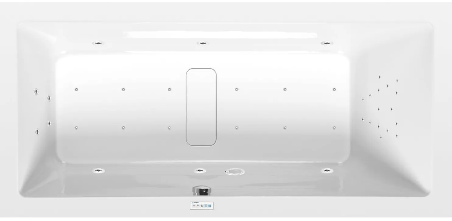 Poreamme Interia Marlene Highline Hydro-Air, 1700x800x480mm, 313l, valkoinen
