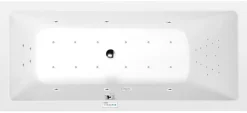 Poreamme Interia Mimoa Highline Hydro-Air, 1700x750x390mm, 221l, valkoinen