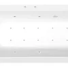 Poreamme Interia Noemi Active Hydro-Air, 1600x700x390mm, 183l, valkoinen