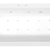 Poreamme Interia Noemi Attraction Hydro-Air, 1600x800x390mm, 206l, valkoinen